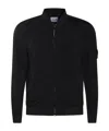 C.p. Company Long-sleeved Casual Jacket In Black