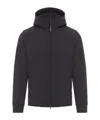 C.p. Company Long-sleeved Casual Jacket In Black