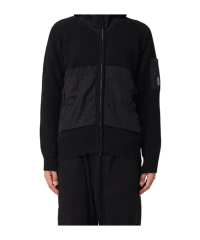 C.p. Company Long-sleeved Casual Jacket In Black