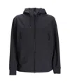 C.p. Company C.p. Shell-r Goggle Jacket In Black