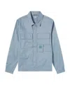 C.p. Company Long-sleeved Casual Jacket In Blue