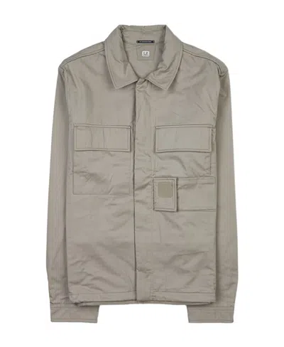 C.p. Company Long-sleeved Casual Jacket In Gray