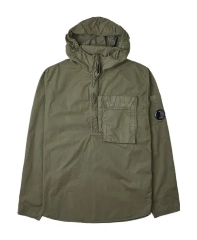 C.p. Company Long-sleeved Casual Jacket In Green