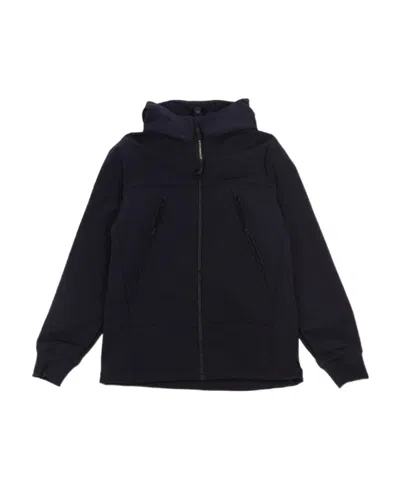 C.p. Company Long-sleeved Coat In Black