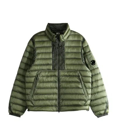 C.p. Company Long-sleeved Cotton Jacket In Green