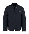 C.p. Company C.p.company Technical Fabric Jacket With Internal Removable Down Jacket In Black
