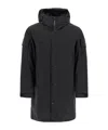 C.p. Company Long-sleeved Down Jacket In Black