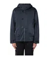 C.p. Company Long-sleeved Down Jacket In Black
