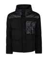 C.p. Company C. P. Company Eco Chrome-r Goggle Down Jacket In Black