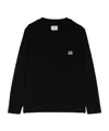 C.p. Company Logo-print Cotton T-shirt In Black