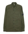 C.p. Company Corduroy Patch-pocket Shirt In Green