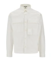 C.p. Company The Metropolis Series Utility-pocket Shirt In White