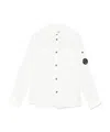 C.p. Company Lens-detail Shirt In White
