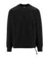 C.p. Company The Metropolis Series Zippered-detail Sweatshirt In Black