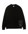 C.p. Company Long-sleeved Sweater In Black
