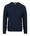 C.p. Company C.p.company Long Sleeve Crew-neck Sweater In Black