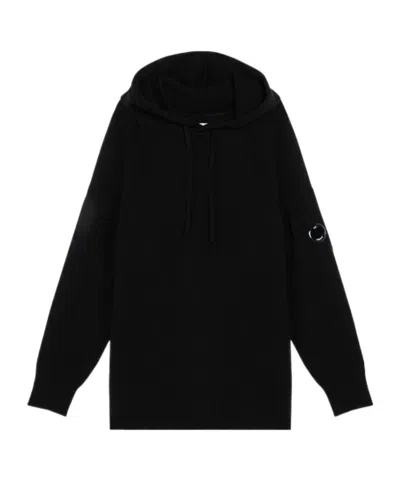 C.p. Company Long-sleeved Sweater In Black