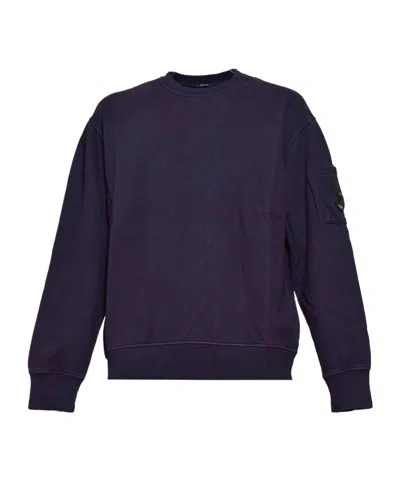C.p. Company Long-sleeved Sweater In Black