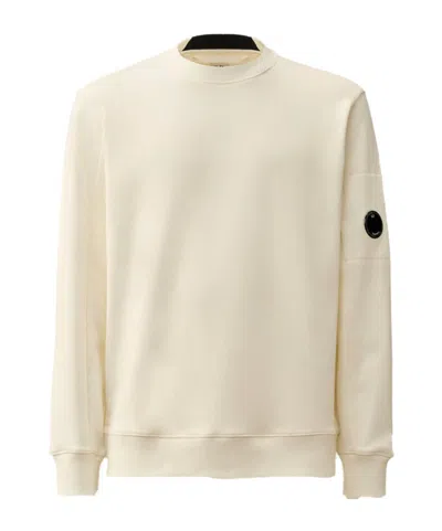 C.p. Company Long-sleeved Sweater In Nude