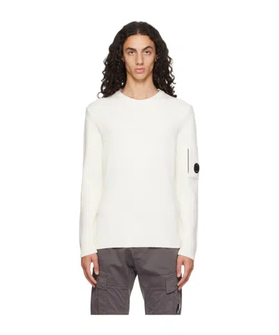 C.P. COMPANY RIBBED CREW-NECK SWEATER