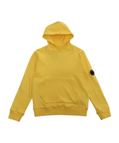 C.p. Company Long-sleeved Sweater In Yellow