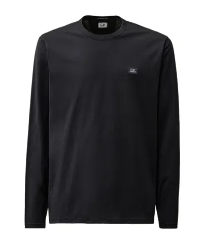 C.p. Company Long-sleeved T-shirt In Black