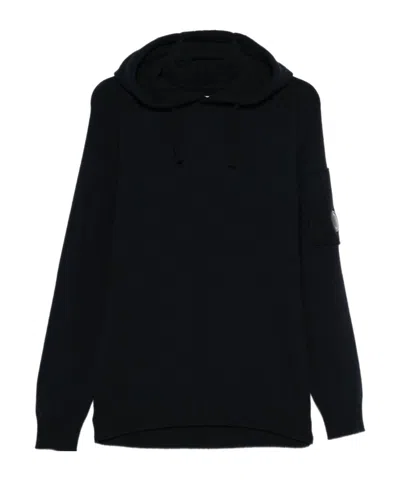 C.p. Company Long-sleeve Hoodie In Black