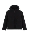 C.p. Company C.p.company Total Eclipse Shell Padded Hooded Lens Jacket In Black