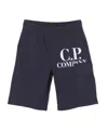 C.p. Company Loose Waist Shorts In Black