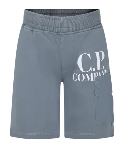 C.p. Company Loose Waist Shorts In Gray