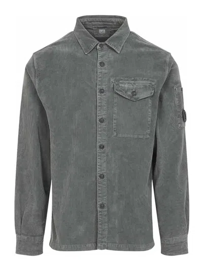 C.P. COMPANY CAMISA - PLATA
