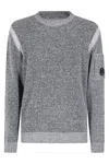 C.p. Company Maglia Fleece Knit Vanise In Schwarz 1