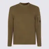 C.p. Company Sweaters Capers In Green