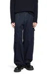 C.p. Company Cargo Microreps Trousers In Blue
