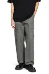 C.p. Company Man Green Trousers In Gray