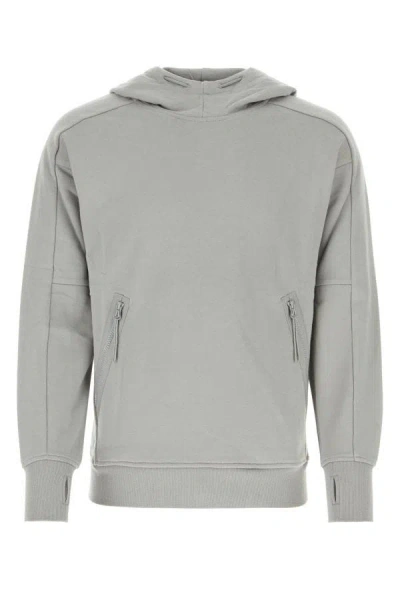 C.p. Company Man Grey Cotton Sweatshirt In Gray