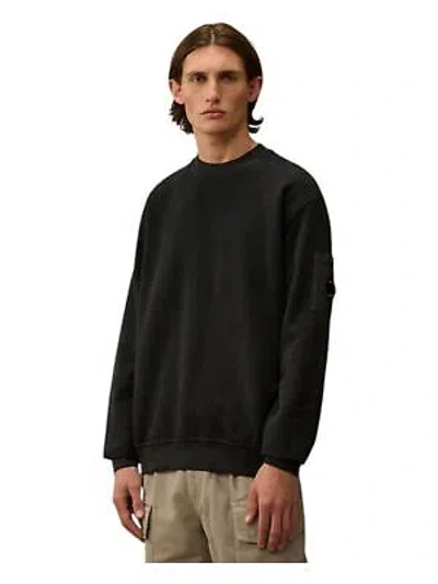 Pre-owned C.p. Company Man Long Sleeve Sweatshirt Nero 18587