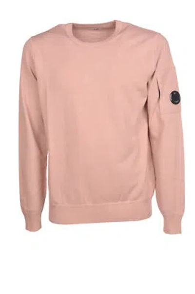 Pre-owned C.p. Company Man Maglia Manica Lunga Rosa Cipria 15041