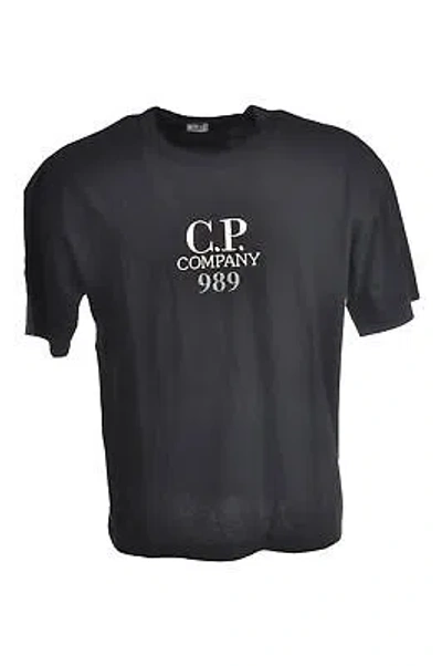 Pre-owned C.p. Company Man Short Sleeve T-shirt Blue 17513