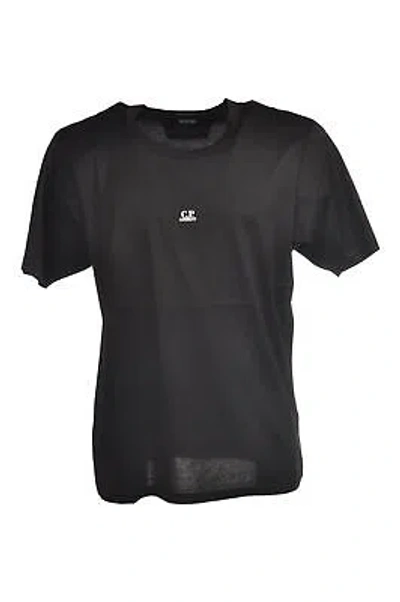 Pre-owned C.p. Company Man Short Sleeve T-shirt Nero 17788
