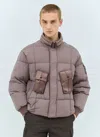 C.p. Company Men Matte Puffer Jacket In Purple