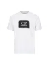 C.p. Company C.p.company 30/1 Jersey Logo Label T-shirt In White