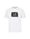 C.p. Company C.p.company 30/1 Jersey Logo Label T-shirt In White
