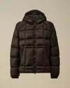 C.p. Company Matte Micro-ripstop Nylon Down Jacket In Brown