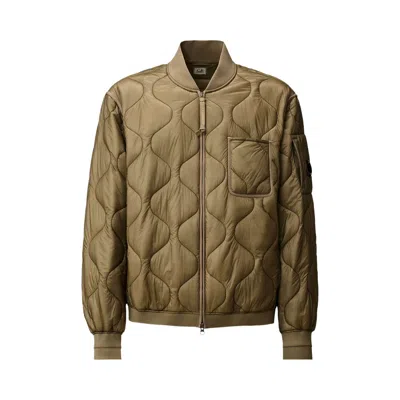 Pre-owned C.p. Company Medium Jacket In Liner 'fallen Rock' | Green | Men's Size L