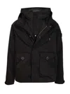 C.p. Company Medium Jacket In Micro Kei Jackets Black In Black