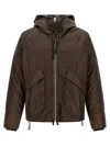 C.p. Company Medium Jacket Puffer Jackets Brown In Black