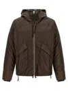 C.p. Company Long Sleeve Outerwear Jacket Pockets In Brown