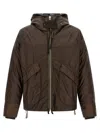 C.p. Company Long Sleeve Outerwear Jacket Pockets In Brown
