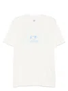 C.p. Company C.p.company Logo Print T Shirt In Gauzewhite